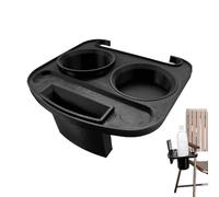 Portasedia porta snack, vassoio a morsetto per sedia da giardino con scomparto per cellulare integrato, accessorio per organizzare sedie a sdraio e mobili ricreativi per attività all'aperto come