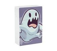 Portasigarette a forma di fantasma, a prova di schiacciamento, impermeabile, in plastica rigida, elegante portaaccendino per uomo/donna