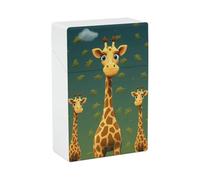 Portasigarette a forma di giraffa, resistente all'urto, impermeabile, in plastica rigida, elegante portaaccendino per uomo/donna