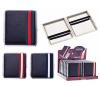 Portasigarette Champ regular in metallo e ecopelle espositore da 12 pezzi