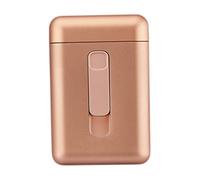 Portasigarette con accendino scatola 20 pz sigarette regolari sigarette portatili king size accendini USB 2 in 1 ricaricabile senza fiamma antivento accendino elettrico fornitura casa ufficio