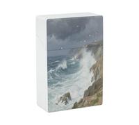 Portasigarette della costa del Capo di Buona Speranza, portasigarette in plastica impermeabile, per sigarette normali da 85 mm, capacità King Size 20