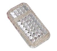 Portasigarette Donna Chic con Diamanti Luccicanti, Portasigarette per 20 Sigarette, Portasigarette da Donna SlimClear,One Size