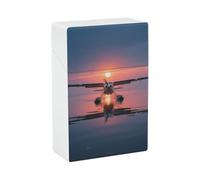 Portasigarette - Elegante portasigarette in plastica a forma di aereo anfibio per donne e uomini, organizer portatile antiurto per sigarette