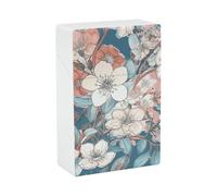 Portasigarette impermeabile - 20 portasigarette king size con fiori di pesca foglia di pesca porta sigarette custodia portatile accessori per fumare per uomo/donna