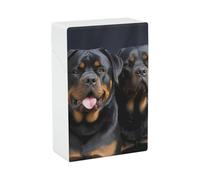 Portasigarette impermeabile - 20 Portasigarette King Size Rottweiler carta da parati porta sigarette custodia portatile accessori per fumare per uomo/donna