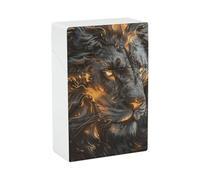 Portasigarette impermeabile - 20 sigarette King Size Leone con porta sigarette fuoco custodia portatile accessori per fumare per uomo/donna