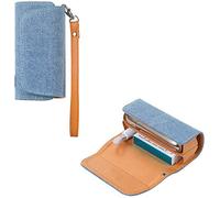 Portasigarette in Pelle, 1 Pcs Porta Sigarette Portatile con Cinturino da Polso, Portasigarette in Cuoio, Porta Tabacco in Cuoio Portasigarette per Sigarette Lunghe per Uomo Donna