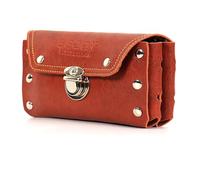 Portasigarette in pelle for cintura da uomo, custodia porta cellulare portatile da appendere alla vita, for contenere sigarette, accendini, miglior regalo for uomini e donne da cowboy occidentali ( Co