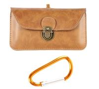 Portasigarette in pelle for cintura da uomo, custodia porta cellulare portatile da appendere alla vita, for contenere sigarette, accendini, miglior regalo for uomini e donne da cowboy occidentali ( Co