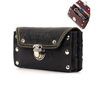 Portasigarette in pelle for cintura da uomo, custodia porta cellulare portatile da appendere alla vita, for contenere sigarette, accendini, miglior regalo for uomini e donne da cowboy occidentali ( Co