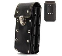 Portasigarette in pelle for cintura da uomo, custodia porta cellulare portatile da appendere alla vita, for contenere sigarette, accendini, miglior regalo for uomini e donne da cowboy occidentali ( Co