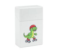 Portasigarette in plastica a forma di dinosauro pattinatore, accessori portatili per fumatori per uomini e donne