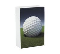Portasigarette in plastica a forma di pallina da golf, impermeabile, per 20 sigarette king size, resistente agli urti, regalo ideale per fumatori donne e uomini