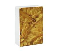 Portasigarette in plastica con texture di petali di girasoli