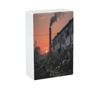 Portasigarette in plastica impermeabile, stile antico, per uomo e donna, per sigarette King Size da 85 mm, capacità 20