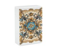 Portasigarette in stile retrò con capacità 20, scatola per sigarette impermeabile e compatta per lavoro e viaggio