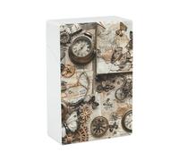 Portasigarette in stile retrò con capacità di 20 sigarette, impermeabile e compatto, per lavoro e viaggi