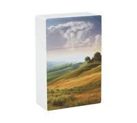 Portasigarette Landscape2 Portasigarette stampato con capacità di 20 sigarette - Design a molla a scatto per apertura superiore con una sola mano
