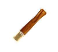 Portasigarette marrone modello corno di mucca riutilizzabile e pulito filtro per tabacco catrame con filtro multi-filtro per sigarette standard Ø 8 mm, sigarette sottili Ø 5 mm
