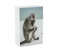 Portasigarette Monkey on The Ground, portasigarette in plastica impermeabile, per sigarette normali da 85 mm, capacità King Size 20
