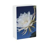 Portasigarette - Night Blooming Cereus Elegante portasigarette in plastica per donne e uomini, organizer portatile antiurto per sigarette