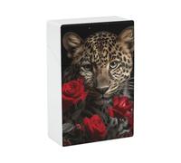 Portasigarette Portasigarette con stampa leopardata rosa con capacità di 20 sigarette - Design a molla a scatto per apertura a ribalta con una sola mano
