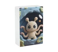 Portasigarette - Portasigarette in plastica Clay Alien, elegante, per donne e uomini, organizer portatile antiurto per sigarette