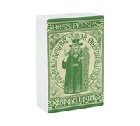 Portasigarette portatile, impermeabile, in plastica, dimensioni normali, tasca porta sigarette, benedizione irlandese, giorno di San Patrizio, custodia per uomini e donne