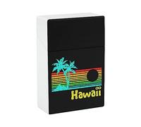 Portasigarette portatile stile vintage anni '80, stile Hawaii, custodia protettiva per uomo e donna