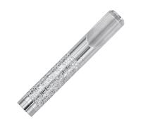 Portasigarette riutilizzabile e pulito filtro tabacco con filtro multiplo per sigarette di dimensioni standard Ø8 mm, sigarette sottili Ø 6 mm e Ø 5 mm (Fiore fortunato Argento)