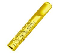 Portasigarette riutilizzabile e pulito filtro tabacco con filtro multiplo per sigarette di dimensioni standard Ø8 mm, sigarette sottili Ø 6 mm e Ø 5 mm (Paglia fortunata Oro)