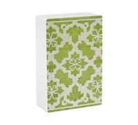 Portasigarette verde lime per King Size standard 85 mm 20 capacità push to open guscio rigido portasigarette custodia portatile e impermeabile per sigarette da uomo donna porta sigarette tascabile