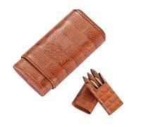 Portasigari Scatola for sigari Scatola for sigari Humidor Custodia in pelle Scatola for sigari Scatola regalo portatile Custodia for sigari(Marrone)