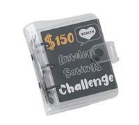 Portasoldi A 25 Tasche Raccoglitore Carta Libro Portavalute Album 3 Raccoglitore In PVC Pianificatore Risparmio Budget Libro Delle Sfide Per Risparmio Denaro