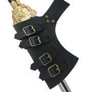 Portaspada a sciabola | Portaspada in pelle PU regolabile in età medievale rinascimentale | cintura per spada lunga | Accessorio costume storico per adulti Fantasy Cosplay