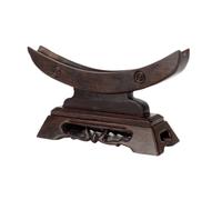 Portaspada con base in legno per rack Samurai per flauti con spada medievale