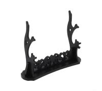 Portaspade in Plastica Nera per Collezione per casa Portaspade | Plastica robusta, design compatto 11x8.5cm, ideale per private, montaggio attrezzi