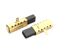 Portaspazzole di carbone compatibile con Bosch GBH2-20DR, GBH2-18E, 2-18RE, TBH2000RE, 2000DRE Parti per trapano a percussione oro rame facile da installare, confezione da 2