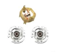 Portaspazzole di carbone di ricambio per motore RS775 RS750 RS755, confezione da 2/3/4 con lamiera di metallo, compatibile con (1 porta spazzole di carbone + 2 fogli di metallo)