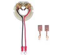 Portaspazzole di carbone per 638991-1 638614-1 DF458D DHP458 DDF458 BDF448 BHP448 compatibile con utensili elettrici Makita, bianco, confezione da 1 con spazzola di carbone