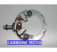 Bauletto nero goffrato con catadiottri rossi senza piastra e kit universale GIVI