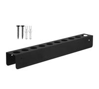 Portaspazzole per dettagli - 10 fori in acciaio per auto Detailing Brush Organizer | Organizzatore di forniture per dettagli auto, in acciaio, per garage, officina
