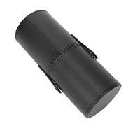 Portaspazzole per Trucco Portatile in PU di Grande capacità, Bottone a Pressione in Acciaio Inossidabile, Materiale PU di Alta qualità, Riordina la Tua Scrivania