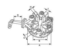 Portaspazzole, supporto spazzole 230741 HC-Cargo