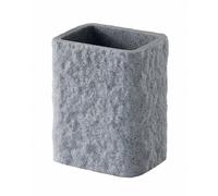 Portaspazzolini Aries in resina grigio Grigio