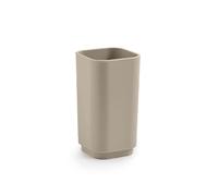 Portaspazzolini bagno Seventy in resine termoplastiche beige matt Beige
