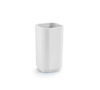 Portaspazzolini bagno Seventy in resine termoplastiche bianco matt Bianco