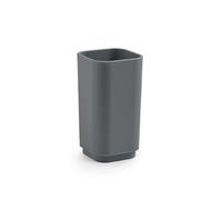 Portaspazzolini bagno Seventy in resine termoplastiche grigio matt Grigio