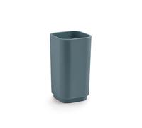 Portaspazzolini bagno Seventy in resine termoplastiche ottanio matt Blu petrolio